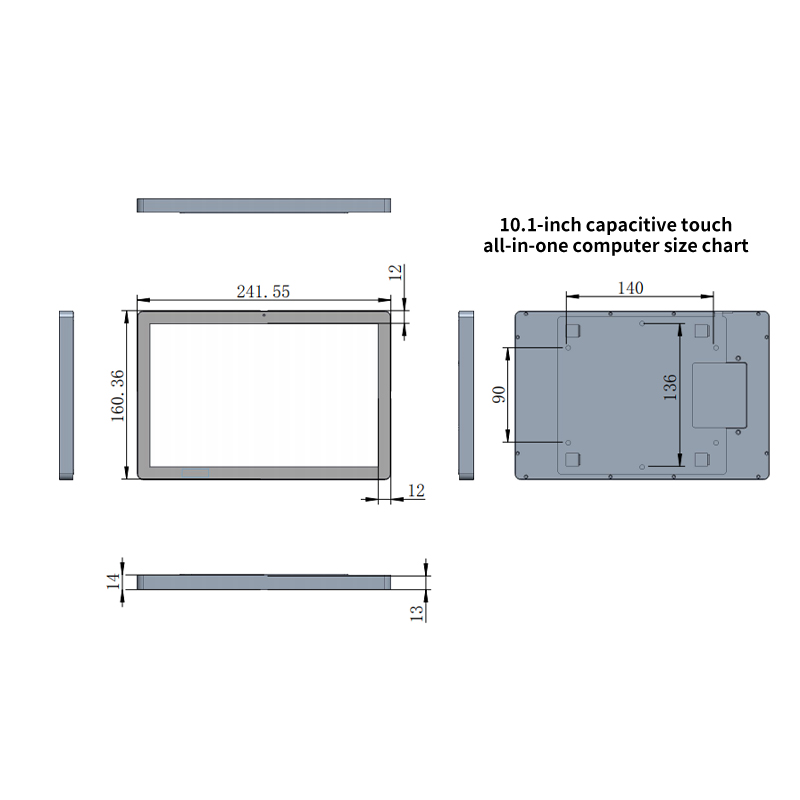 8-15.6 inch industrial display, advertising machine, door sign machine, touch display, open display